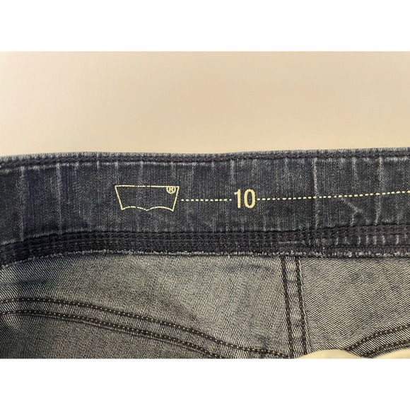 Levis Shaping Jeggings Womens 10 30W Stretch Pull On Blue Jeans Leggings Red Tab - Picture 4 of 9